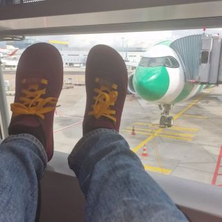 Barefoot leguano = ty nejlepší bačkůrky do letadla.